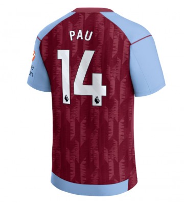 Aston Villa Pau Torres #14 Replika Hjemmebanetrøje 2023-24 Kortærmet